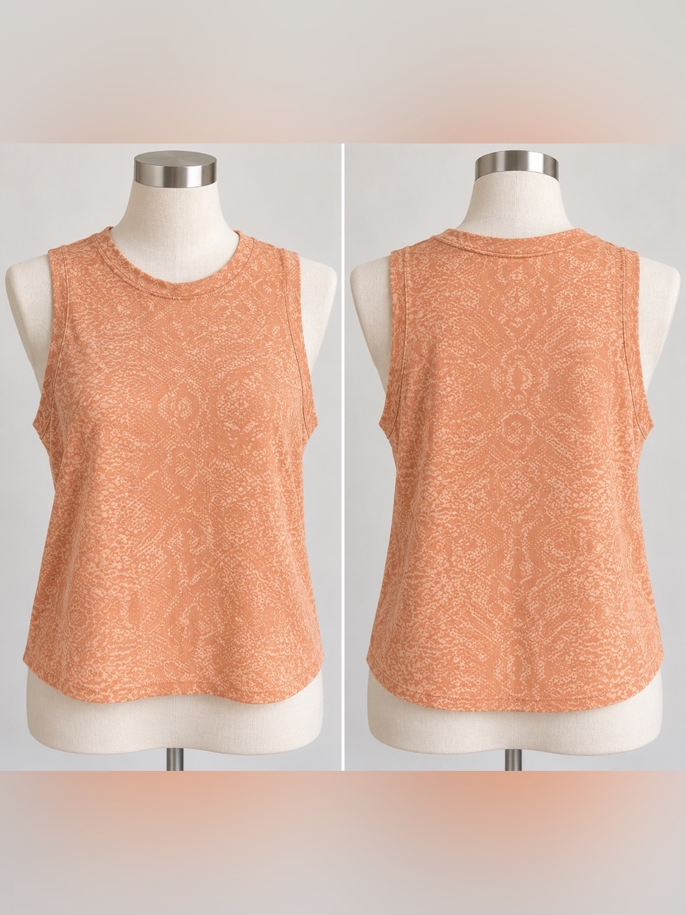EXPRESS Snakeskin Print Cropped Tank size small